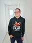 Preview: French Terry Panel ca. 85 cm Fox Devilswild by Thorsten Berger von Swafing